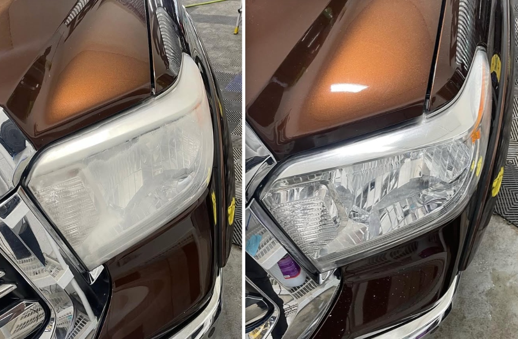 Toyota Truck headlight restoration and ceramic sealing